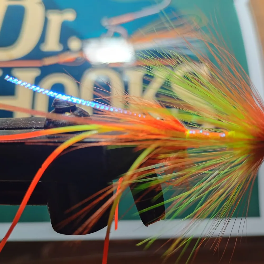 Streamer Chartreuse y Naranja